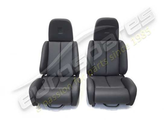 reconditioned eurospares pair black seats (testarossa) part number eap1227215