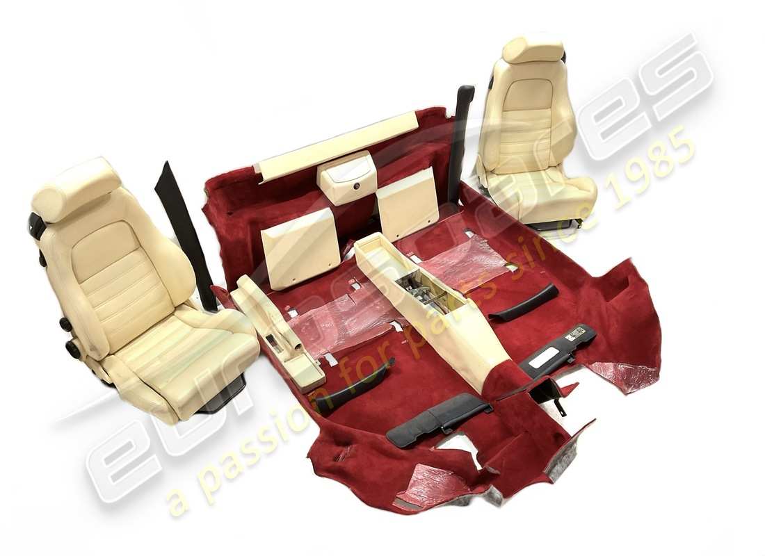 used eurospares 456 gt cream & black interior with red carpet (used). part number eap1394573 (3)