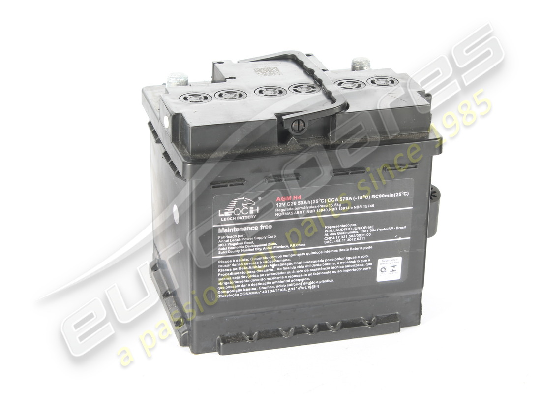 USED Ferrari BATTERY LEOCH PB 50AH . PART NUMBER 949042 (1)