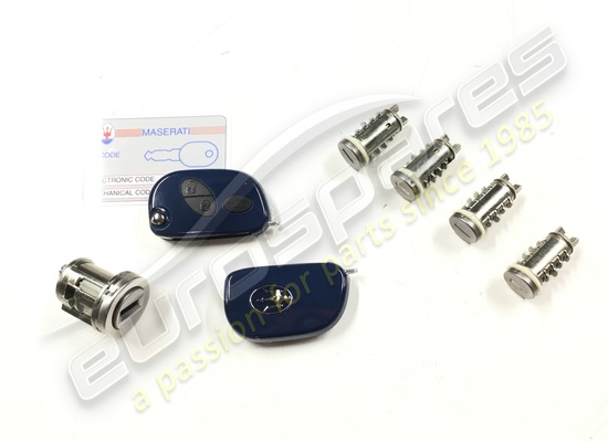 new maserati lock + key kit part number 980139781