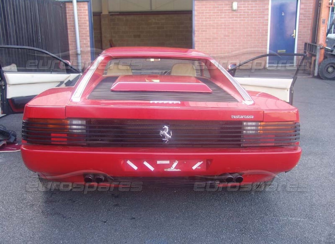 ferrari testarossa (1990) with 13,021 miles, being prepared for dismantling #6