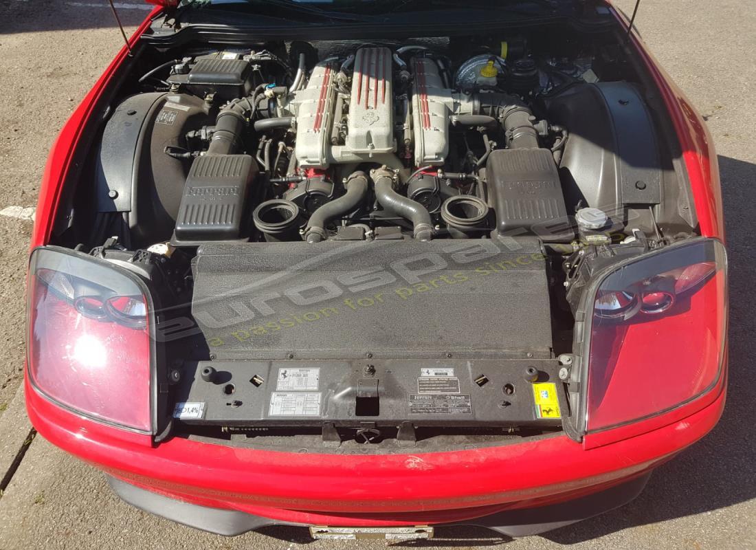 ferrari 550 maranello with 7,765 kilometers, being prepared for dismantling #12